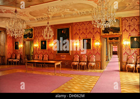 Dalberg Hall, Stadtschloss City Palace, Fulda, Hesse, Germany Stock Photo