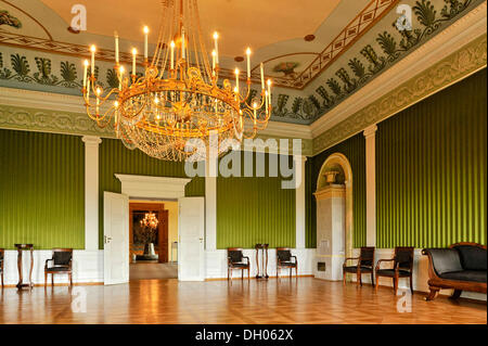 Green Room, Stadtschloss City Palace, Fulda, Hesse, Germany Stock Photo