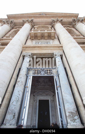 Entrance of St. Peter's Basilica, Fontana di Trevi, Rome, Lazio, Italy Stock Photo