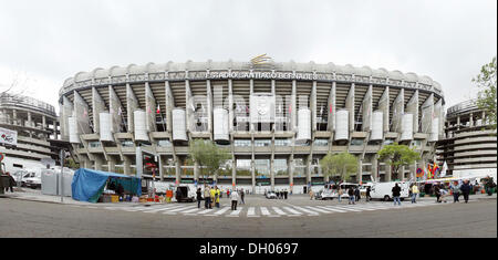 Estadio Santiago Bernabeu stadium, Madrid, Community of Madrid, Spain Stock Photo