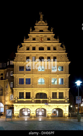 Gewandhaus building on Altstadtmarkt square, Braunschweig, Brunswick, Lower Saxony Stock Photo