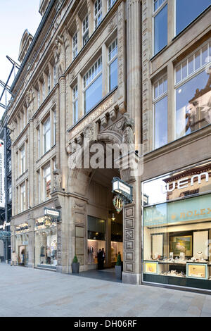 Maedlerpassage shopping arcade, entrance to Auerbach's Keller, Leipzig, Saxony, PublicGround Stock Photo