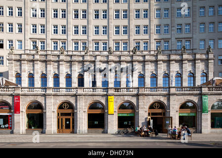 Ringbebauung buildings, Socialist Classicism, Leipzig, PublicGround Stock Photo