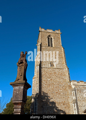 The Parish Church of St. Helen in Ranworth, Norfolk, England Stock Photo
