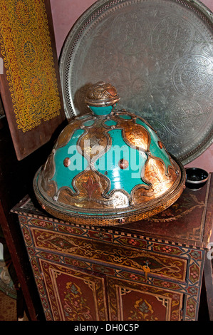 Antique Shop Marrakesh Morocco Medina Souk Market Stock Photo