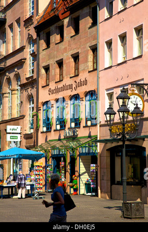 Shopping street / Nuremberg Stock Photo - Alamy