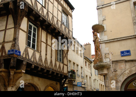 Historic buildings in Chalons sur Saone, Burgundy, France, Europe Stock Photo