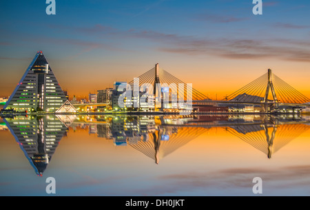 Aomori Japan skyline Stock Photo