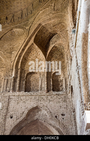 squinch, qibla dome chamber, Isfahan Friday mosque, Iran Stock Photo