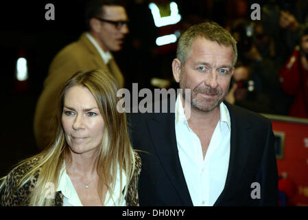 LONDON, ENGLAND - OCTOBER 28: Sean Pertwee and Jacqui Hamilton-Smith attend the UK premiere of 'Dom Hemingway' at The Curzon Mayfair on October 28, 2013 in London, England. Credit:  See Li/Alamy Live News Stock Photo