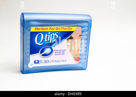 Q tips in a travel size box Stock Photo - Alamy