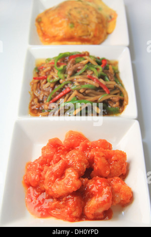 Ebi chili (Stir-fried shrimp in chilli sauce) Stock Photo