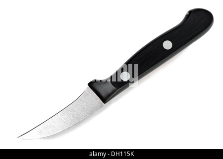 Small table knife with the bent edge Stock Photo