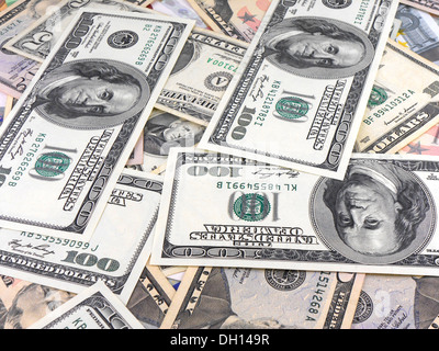 background of American money Stock Photo