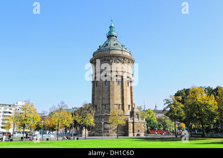 Water tower in Mannheim Germany Stock Photo