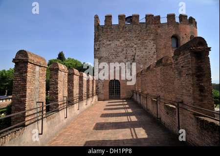 Italy, Rome, Aurelian Walls, Porta San Sebastiano, Museo delle Mura (Walls Museum) Stock Photo