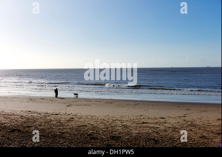 Beach at Exmouth, Devon, UK Stock Photo