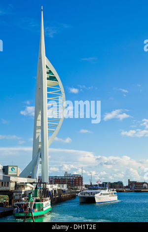 Spinnaker Tower Gunwharf Quays  Portsmouth Historic Dockyard Hampshire England UK GB EU Europe Stock Photo