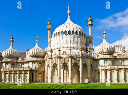 Brighton Pavillion or the Brighton Royal Pavilion and gardens Brighton, East Sussex, England, UK, GB, Europe Stock Photo