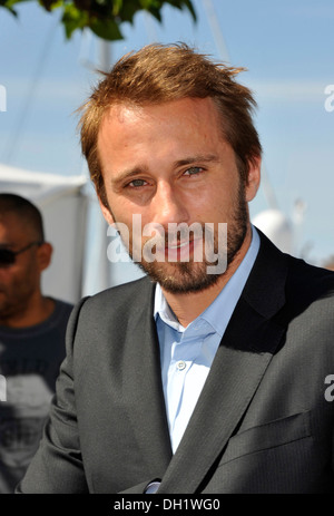 Cannes International Film Festival 2012: Matthias Schoenaerts, actor who played a role infilm 'Rust and Bone' (French: 'De Stock Photo