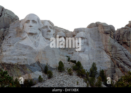 Mount Rushmore National Memorial, Keystone, Black Hills, South Dakota, USA Stock Photo