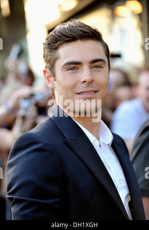 Cannes International Film Festival 2012: Zac Efron going to the Canal + TV set on 2012.05.23 Stock Photo