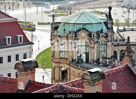 Zwinger palace in Dresden, Saxony Stock Photo