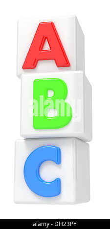 Building blocks on white Stock Photo - Alamy