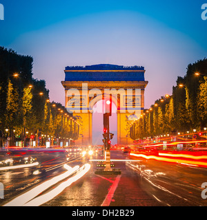 Arc de Triomphe, Paris Stock Photo