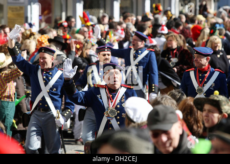 Rosenmontagszug, Carnival procession, Koblenz, Rhineland-Palatinate Stock Photo