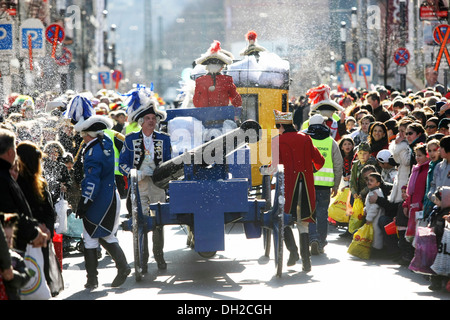 Rosenmontagszug, Carnival procession, Koblenz, Rhineland-Palatinate Stock Photo