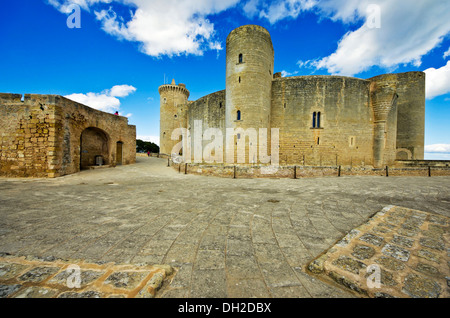 Castillo de Bellver, Bellver Castle, Palma de Mallorca, Majorca, Balearic Islands, Spain, Europe Stock Photo