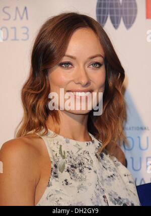 Los Angeles, CA, USA. 29th Oct, 2013. Olivia Wilde at arrivals for 2013 International Women’s Media Foundation’s Courage in Journalism Awards, Crystal Ballroom at The Beverly Hills Hotel, Los Angeles, CA October 29, 2013. © Elizabeth Goodenough/Everett Collection/Alamy Live News Stock Photo