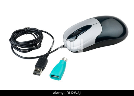 USB-port computer mouse for your office or home computer Stock Photo