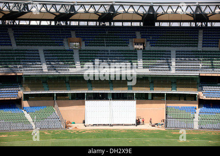 empty Wankhede Stadium stands in Mumbai Maharashtra India Asia Stock Photo