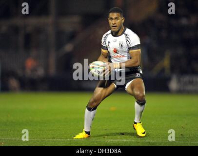 Rochdale, UK. 28th October 2013. Alipate Noilea (Fiji) - Fiji v Ireland - Group A - Rugby League World Cup 2013 - Spotland Stadium, Rochdale, England. 28/10/2013 © Sport In Pictures/Alamy Live News Stock Photo