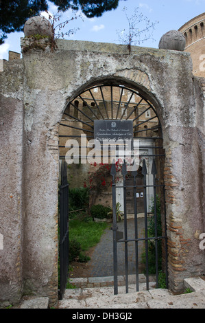 Italy. Europa. Latium. Roma Ostia Antica  castle Pope Giulio II Stock Photo