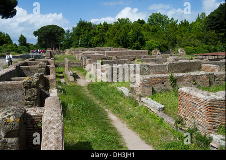 ancient, archeologic, Europa, Italy, Latium, Lazio, Ostia antica ...