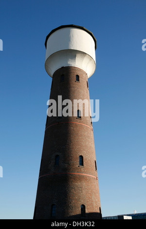 Historic water tower, built 1904, former chemical factory in Kalk, CFK, Cologne-Kalk, North Rhine-Westphalia Stock Photo