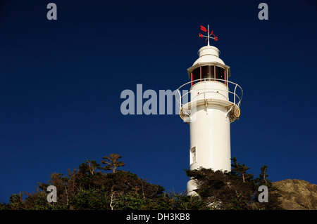 Lighthouse, Lobster Cove Head, Rocky Harbour, Newfoundland, Canada, North America Stock Photo