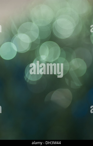 Many colored and blurred lights. Stock Photo
