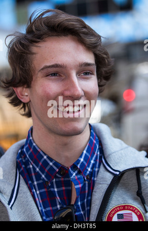 Torin Yater-Wallace at the USOC 100 Day Countdown to the Sochi 2014 Olympic Winter Games Stock Photo