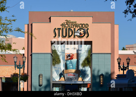 Hollywood Studios, Entrance to Magic of Disney Animation, Disney World, Orlando, Florida Stock Photo