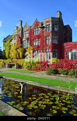 Pennyhill Park Hotel in autumn, London Rd, Bagshot, Surrey, England, United Kingdom Stock Photo