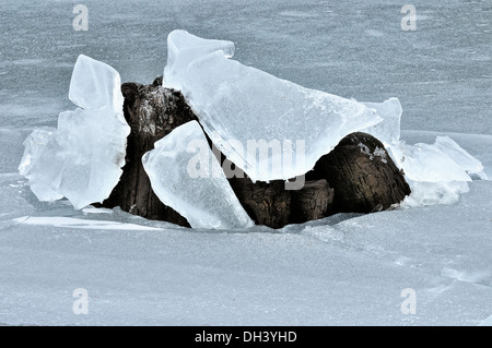 broken ice Stock Photo