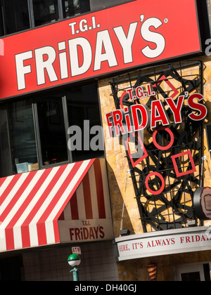 TGIF Friday's Restaurant Facade Stock Photo - Alamy