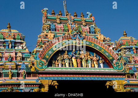 Meenakshi temple Madurai Tamil nadu India Stock Photo