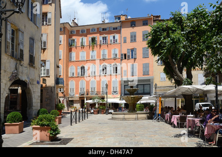 Place aux Aires Town Square Grasse Alpes-Maritimes France Stock Photo