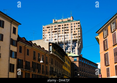 Torre Velasca in Milan, Italy Stock Photo