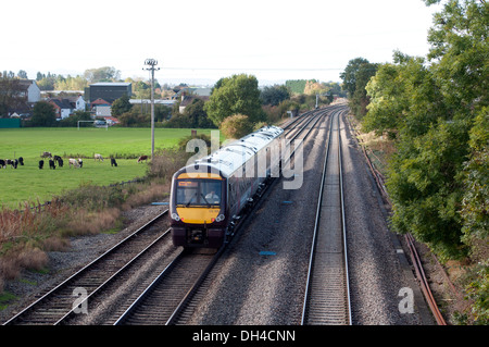 Class 170 Turbostar Cross Country train at Derby Station Stock Photo ...